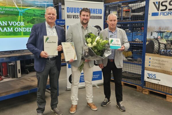 groene pluim uitreiking